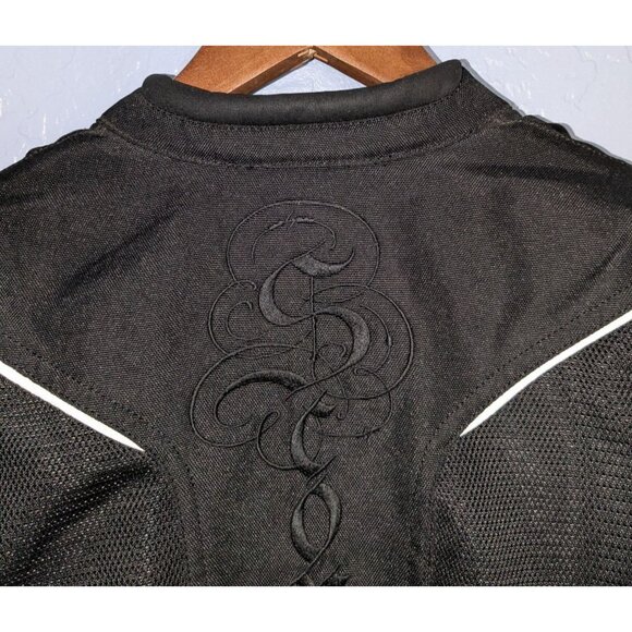 Scorpion Exo Women Blk Motorcycle Jacket Lg Quilted Zippered Cuffs liner - Picture 11 of 16